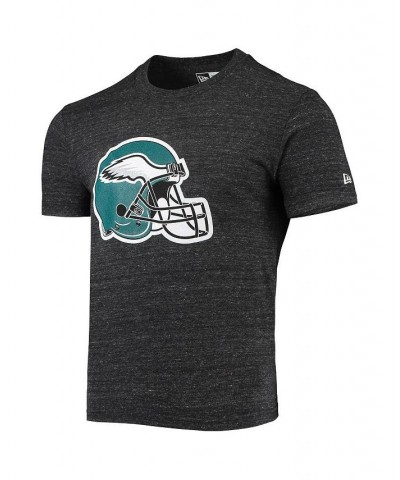 Men's Heathered Black Philadelphia Eagles Alternative Logo Tri-Blend T-shirt $21.59 T-Shirts