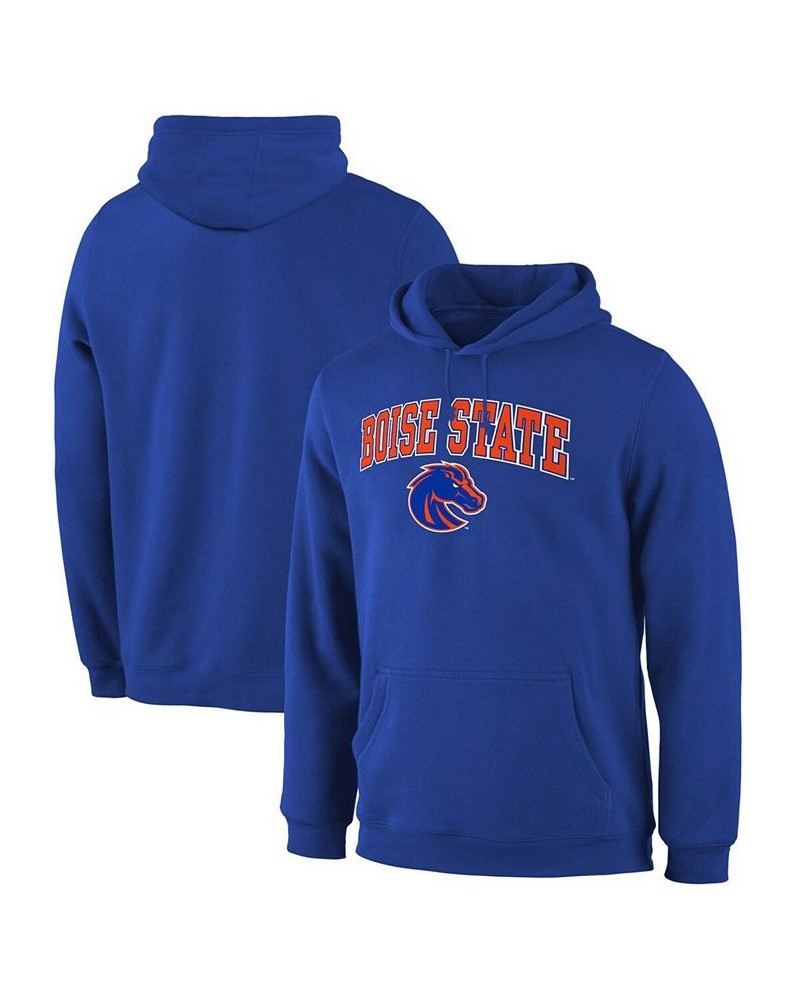 Men's Royal Boise State Broncos Campus Logo Pullover Hoodie $25.79 Sweatshirt