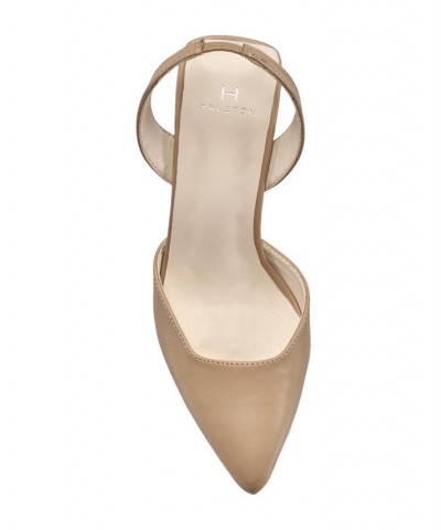 Women's Sling Back Gala Pumps Tan/Beige $41.16 Shoes