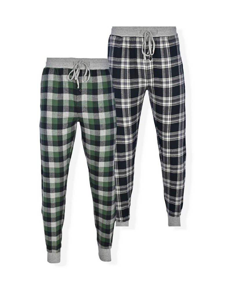 Men's Flannel Sleep Jogger Pants - 2pk. PD02 $20.50 Pajama