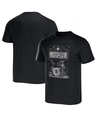 Men's NFL x Darius Rucker Collection by Black Tennessee Titans Band T-shirt $17.16 T-Shirts