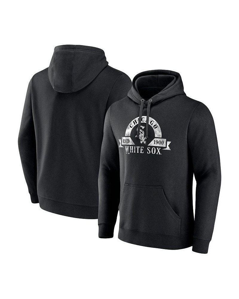 Men's Branded Black Chicago White Sox Big and Tall Utility Pullover Hoodie $35.70 Sweatshirt