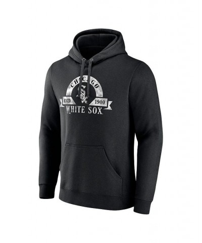 Men's Branded Black Chicago White Sox Big and Tall Utility Pullover Hoodie $35.70 Sweatshirt