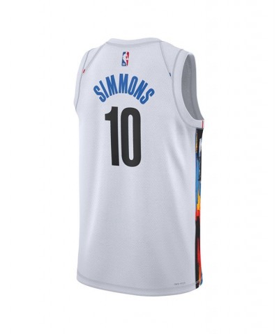 Men's and Women's Ben Simmons White Brooklyn Nets 2022/23 City Edition Swingman Jersey $46.80 Jersey