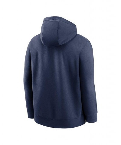 Men's Navy Milwaukee Brewers Big and Tall Over Arch Pullover Hoodie $35.70 Sweatshirt