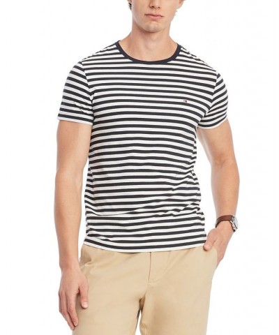 Men's TH Flex Slim-Fit Striped T-Shirt Primary Red/white $19.27 T-Shirts