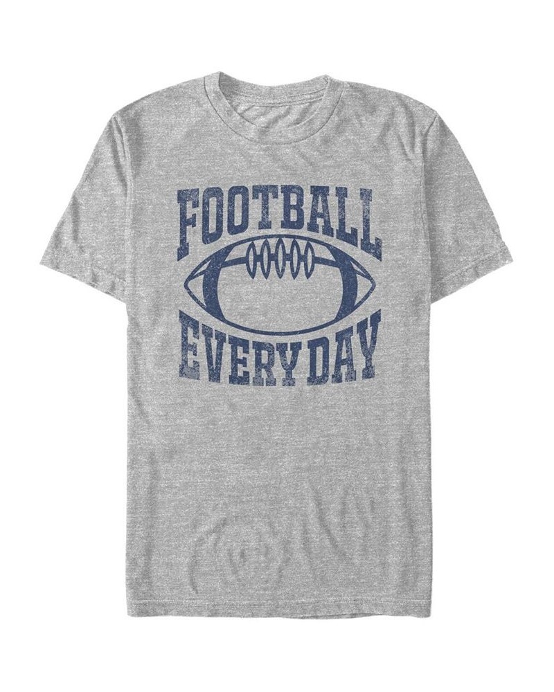 Men's Football Everyday Short Sleeve Crew T-shirt Gray $14.00 T-Shirts