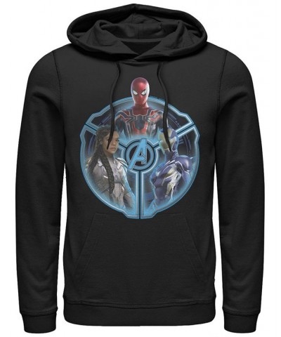 Marvel Men's Avengers Endgame Triple Hero Wheel, Pullover Hoodie Black $28.38 Sweatshirt