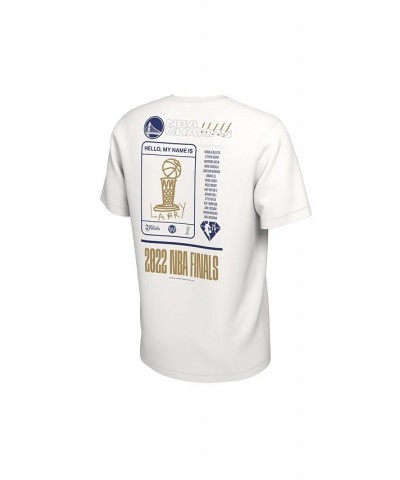 Men's White Golden State Warriors 2022 NBA Finals Champion Roster T-Shirt $23.00 T-Shirts