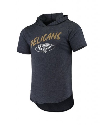 Men's Branded Zion Williamson Heathered Navy New Orleans Pelicans Hoodie Tri-Blend T-shirt $27.95 T-Shirts