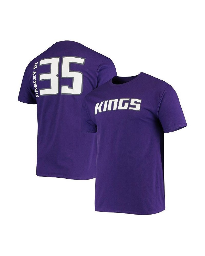 Men's Branded Purple Sacramento Kings Side Sweep T-shirt $20.51 T-Shirts