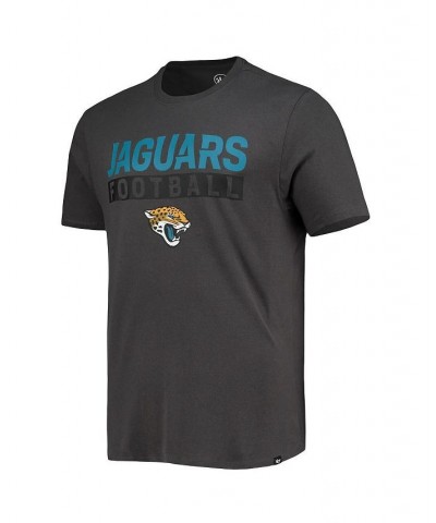 Men's '47 Charcoal Jacksonville Jaguars Dark Ops Super Rival T-shirt $17.94 T-Shirts