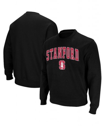 Men's Black Stanford Cardinal Arch & Logo Crew Neck Sweatshirt $26.40 Sweatshirt