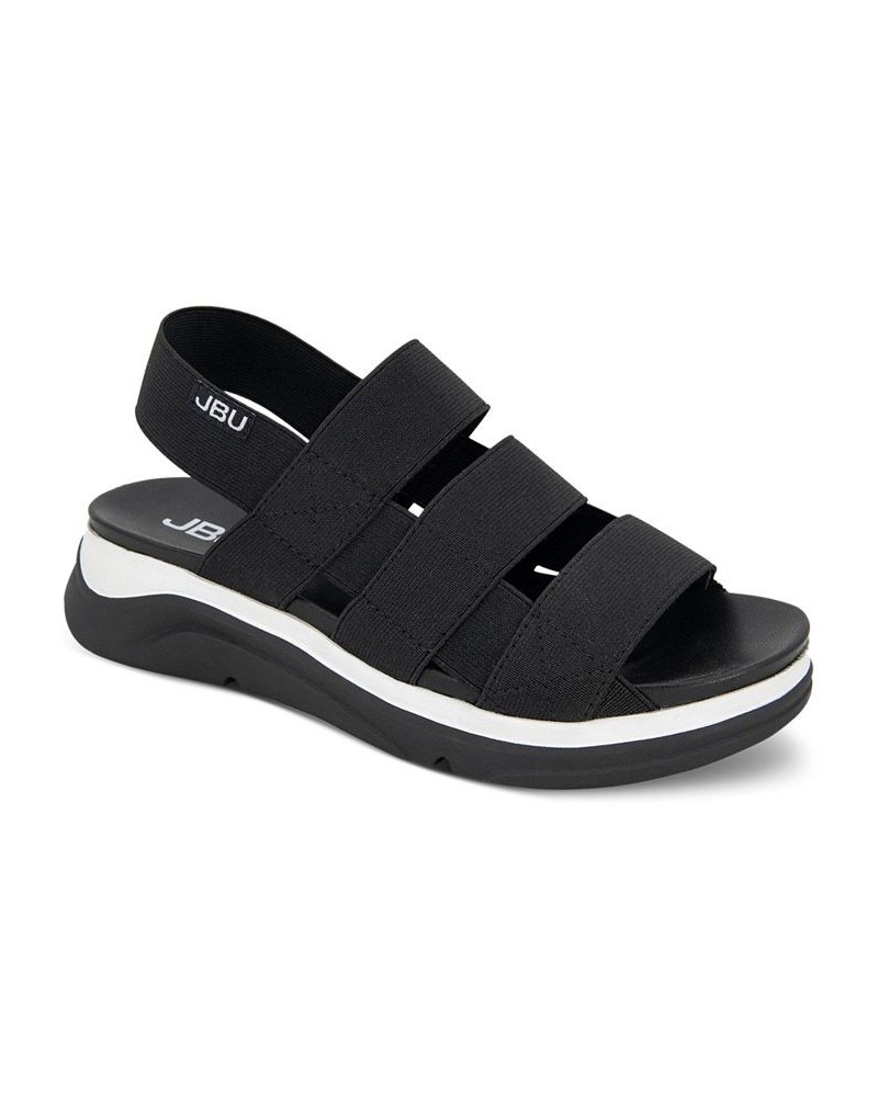 Ava Slip-On Slingback Sport Sandals Black $41.58 Shoes