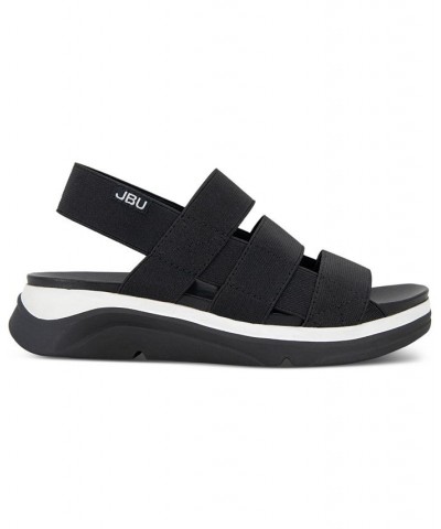 Ava Slip-On Slingback Sport Sandals Black $41.58 Shoes