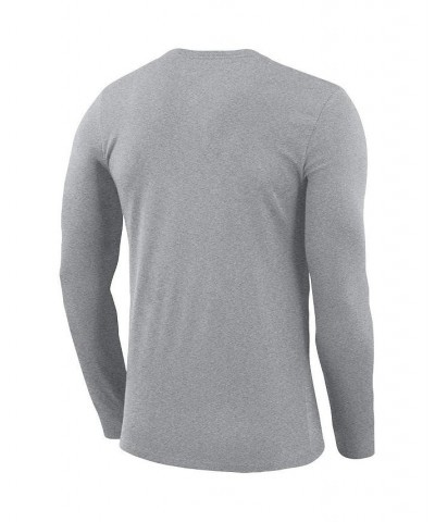 Men's Gray Boise State Broncos Logo Stack Legend Performance Long Sleeve T-shirt $31.34 T-Shirts