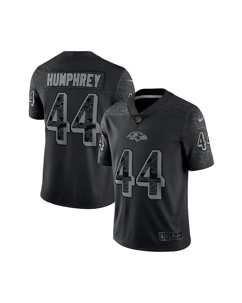 Men's Marlon Humphrey Black Baltimore Ravens Reflective Limited Jersey $91.65 Jersey