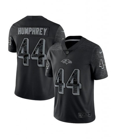 Men's Marlon Humphrey Black Baltimore Ravens Reflective Limited Jersey $91.65 Jersey