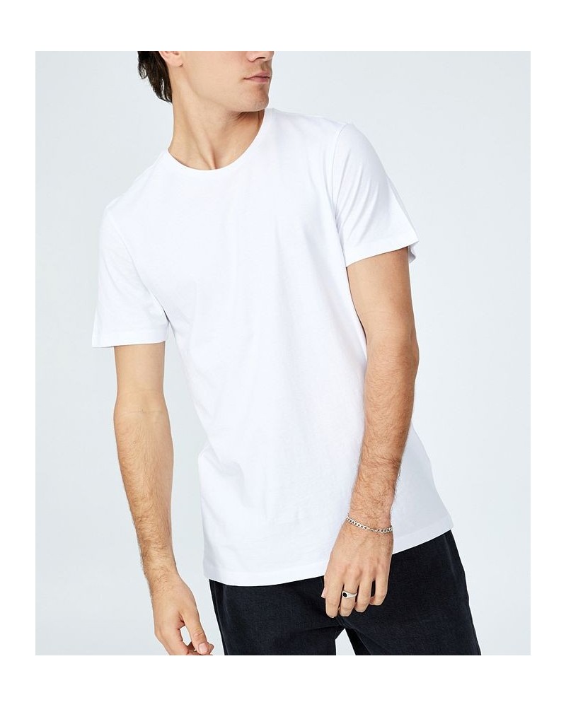 Men's Organic Crew T-shirt White $16.49 T-Shirts