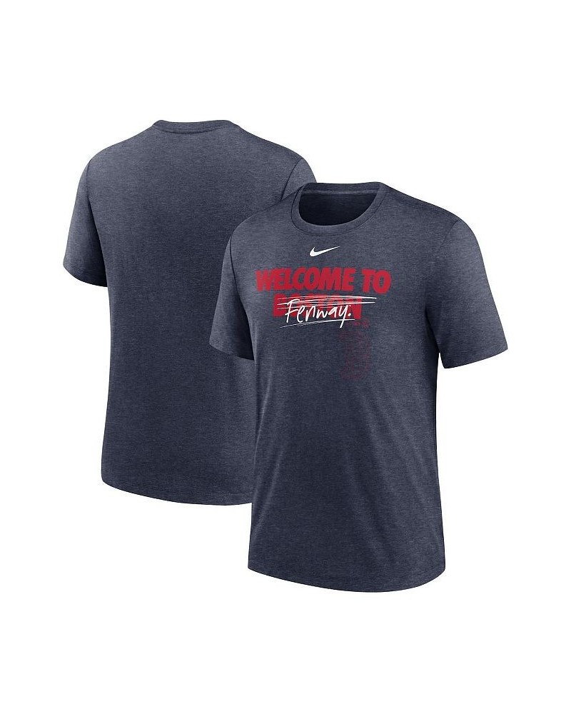 Men's Heather Navy Boston Red Sox Home Spin Tri-Blend T-shirt $23.50 T-Shirts