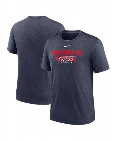 Men's Heather Navy Boston Red Sox Home Spin Tri-Blend T-shirt $23.50 T-Shirts