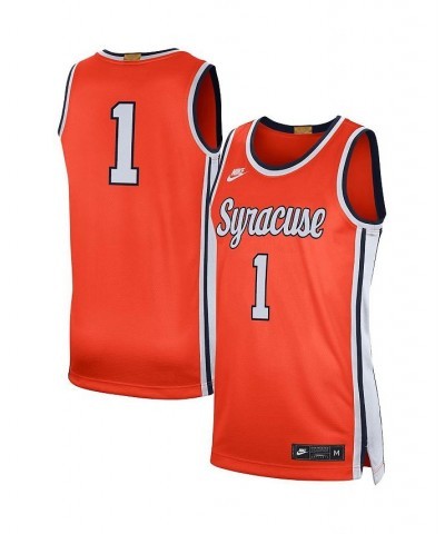 Men's 1 Orange Syracuse Orange Limited Retro Basketball Jersey $36.00 Jersey