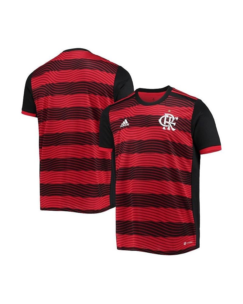 Men's Red CR Flamengo 2022/23 Home Replica Jersey $42.00 Jersey