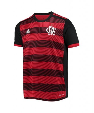 Men's Red CR Flamengo 2022/23 Home Replica Jersey $42.00 Jersey