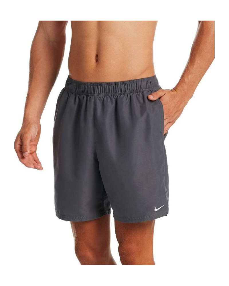 Men's Essential Lap Swoosh Logo 7" Swim Shorts PD02 $27.60 Swimsuits