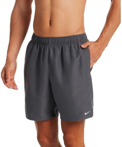 Men's Essential Lap Swoosh Logo 7" Swim Shorts PD02 $27.60 Swimsuits