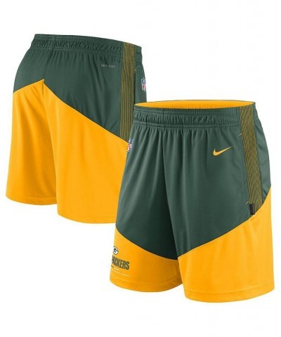 Men's Green, Gold Green Bay Packers Primary Lockup Performance Shorts $32.99 Shorts