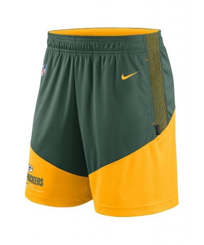 Men's Green, Gold Green Bay Packers Primary Lockup Performance Shorts $32.99 Shorts