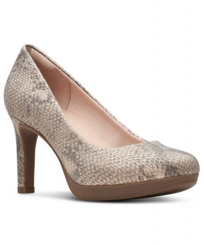 Women's Ambyr Joy Dress Shoes Beige Print Metallic $38.85 Shoes