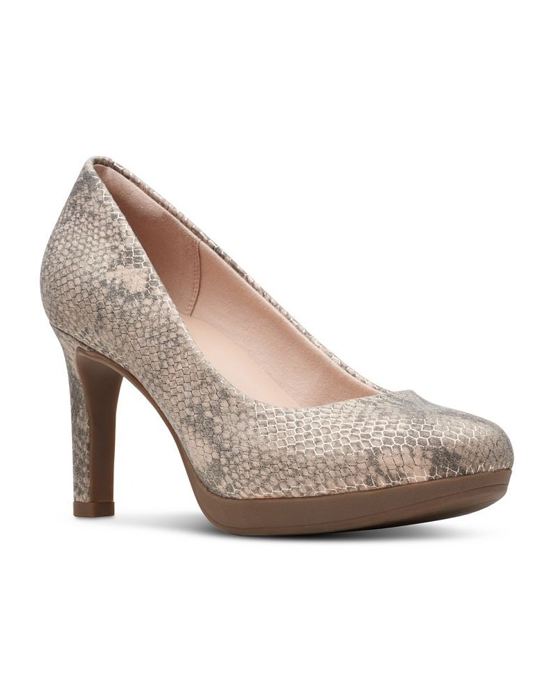 Women's Ambyr Joy Dress Shoes Beige Print Metallic $38.85 Shoes