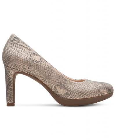 Women's Ambyr Joy Dress Shoes Beige Print Metallic $38.85 Shoes