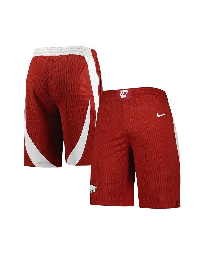 Men's Crimson Arkansas Razorbacks Replica Team Basketball Shorts $36.75 Shorts