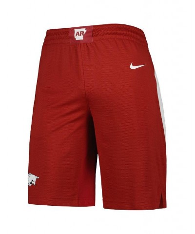 Men's Crimson Arkansas Razorbacks Replica Team Basketball Shorts $36.75 Shorts