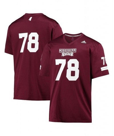 Men's 78 Maroon Mississippi State Bulldogs Team Premier Football Jersey $57.40 Jersey