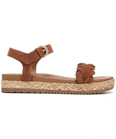 Neila Flatform Sandals Brown $37.06 Shoes