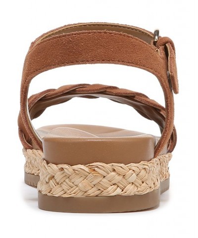 Neila Flatform Sandals Brown $37.06 Shoes