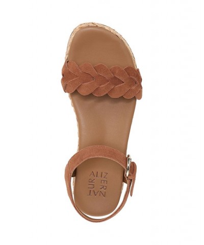 Neila Flatform Sandals Brown $37.06 Shoes