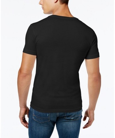 Men’s Classic V-Neck Soft Pima Cotton Tee Shirt Black $37.80 T-Shirts