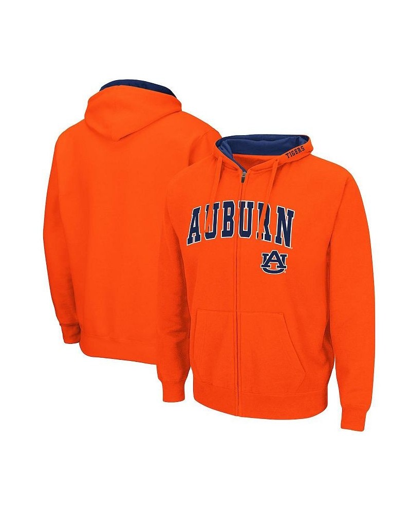 Men's Orange Auburn Tigers Arch Logo 3.0 Full-Zip Hoodie $24.60 Sweatshirt