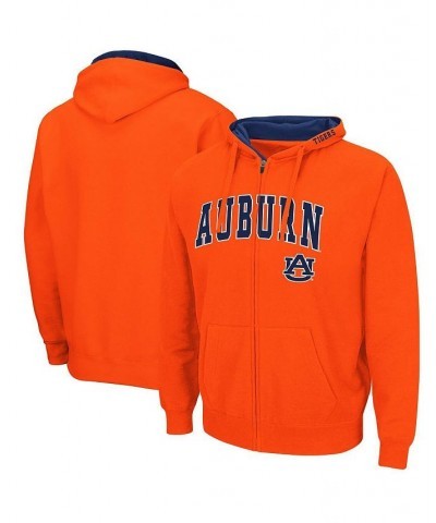 Men's Orange Auburn Tigers Arch Logo 3.0 Full-Zip Hoodie $24.60 Sweatshirt