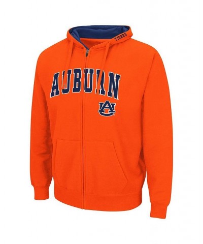 Men's Orange Auburn Tigers Arch Logo 3.0 Full-Zip Hoodie $24.60 Sweatshirt