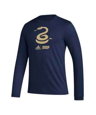 Men's Navy Philadelphia Union Icon Long Sleeve T-shirt $22.00 T-Shirts