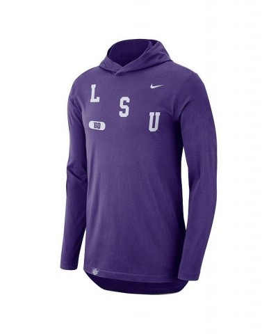 Men's Purple LSU Tigers Team Performance Long Sleeve Hoodie T-shirt $25.42 T-Shirts