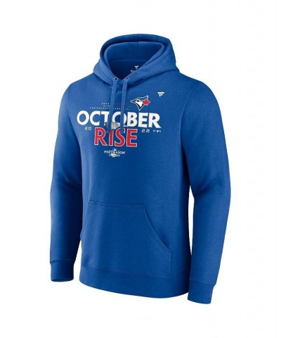 Men's Branded Royal Toronto Blue Jays 2022 Postseason Locker Room Pullover Hoodie $36.00 Sweatshirt