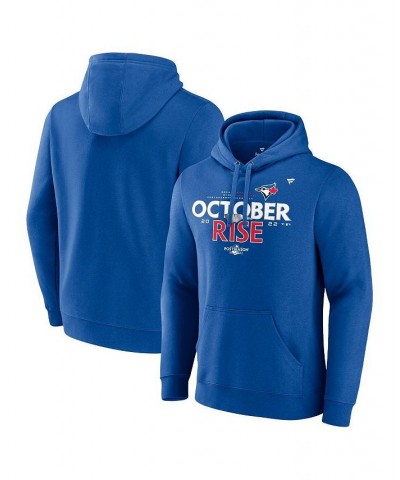 Men's Branded Royal Toronto Blue Jays 2022 Postseason Locker Room Pullover Hoodie $36.00 Sweatshirt