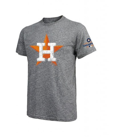 Men's Threads Alex Bregman Heather Gray Houston Astros 2022 World Series Champions Name and Number Tri-Blend T-shirt $33.91 T...